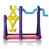 Interactive Baby Monkey Pet Toy Climbing Seesaw Playset Frame - for Fun and Table Decoration