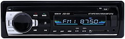 Harfey HC7202 Universal Car Radio Stereo Receiver Single Din Bluetooth MMC/USB/SD/AUX/FM Player Hands-free Calls 4 Channels Output Remote Control