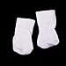 Dengguoli 10 Pairs Little Girl Doll Socks for 18 inch / 43 cm Doll (White)