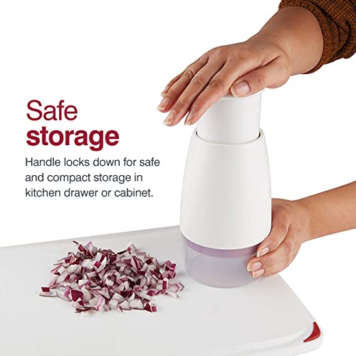 Zyliss Zick Zick Classic Food Chopper Manual Food Chopper Onion, Tomato and Vegetable Cutter