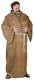 Fun World Mens Medieval Monk Halloween Party Robe Costume