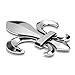 Elektroplate Louisiana Fleur-de-Lis Chrome Car Emblem