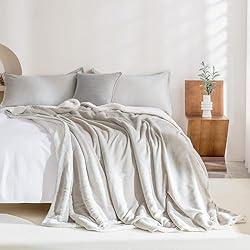 Andency Sherpa Fleece King Size Blanket for Bed