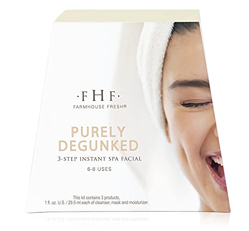 FARMHOUSE FRESH PURELY DEGUNKED 3-STEP INSTANT SPA FACIAL