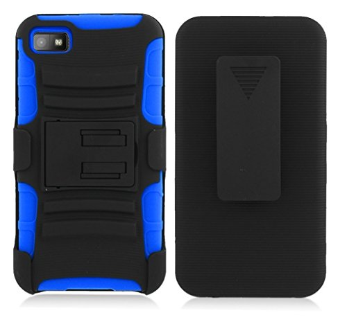 Blackberry Z10 Case Luckiefind Dual Layer Hybrid Side Kickstand