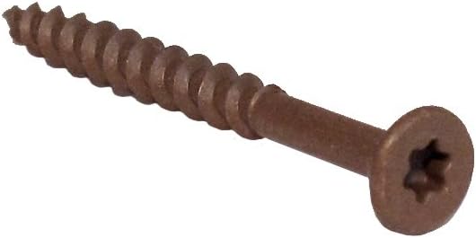 Grip Rite Prime Guard Grip Rite P3STB5#9 x 3 Exterior Star Drive Screws, Brown (5-Pound Tub)