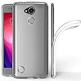 LG X Power 3/LG X Power 2/LG X Charge 2/LG X Charge/LG X5 2018/ LV7/LG Fiesta LTE Case, Skmy Soft TPU Case Crystal Transparent Slim Anti Slip Case Back Protector Case Cover for LG X Power 3 (Clear)