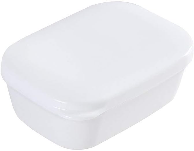 UUPP White Seal Waterproof Portable Soap Box Plastic Soap Dish Soap Case Holder Soap Container Keep Dish Dry with Strong Sealing for Travel Bathroom Home