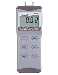 Reed Instruments R3030 Digital Manómetro, calibre diferencial, 30psi