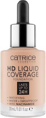 Catrice HD Liquid Coverage Foundation Nude 020 3 x 30 ml Long-Lasting Matte view 3