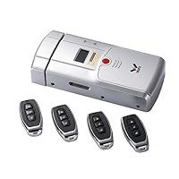 Foreverharbor WAFU Smart Lock HF-011A Bluetooth Enabled Fingerprint and Touchscreen Keyless Smart Lock Deadbolt with Built-in Alarm