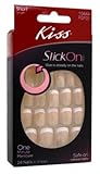 Kiss Stick On Nails French Demure Short Length