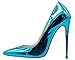 MONICOCO Women's Pointed Toe Thin High Heels Patent Dress Party Pumps Shoes