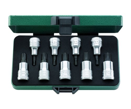Click Here to See More Images Stahlwille 54CV/9 Ribe Screwdriver Socket Set, 1/2