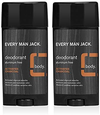 Every Man Jack Deodorant Twin Pack (Activated Charcoal)