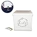 Sweet Brite Upgraded Security Wedding Card Box with C Clamp, Wedding Envelope Box, Card Holder for Reception or Parties, Gift Card Box for Baby Shower, Wedding Shower, Graduation, Birthday Cards
