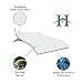 Home Fashion Designs 2 Pack 100% Cotton Percale Allergy Control Pillow Protectors. Hypoallergenic Dust Mite Proof Zippered Pillow Covers- King