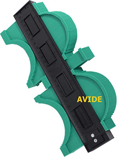 image for AVIDE 10 Inch Contour Gauge Irregular Profile Gauge Duplicator Tiling 