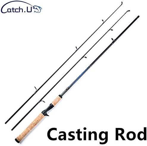 Heeydaa 1.8m Telescopic Fishing Rod Carbon Carp,Fishing Rod Spinning 2 Tips Carbon Casting Rods