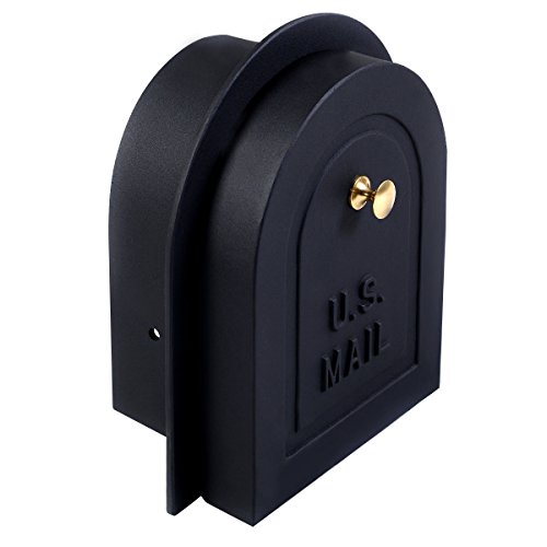 KCHEX>>8" Brick Stone Stucco Mailbox Door - Cast Aluminum Replacement Doors Mailboxes>> It is Made of Sturdy and Solid cast Aluminum.It is of Unique Design and Gorgeous Appearance - Thumbnail 2