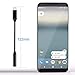 Solsop USB-C to 3.5mm Headphone Audio Jack Adapter Compatible with Pixel 2/2XL/3/3XL Essential HTC U11 LG G6/V20 (Black)