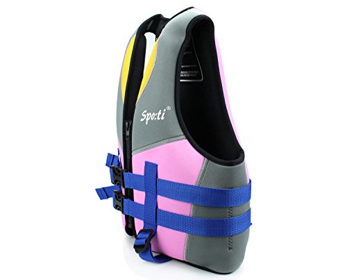 Child Buoyancy Aid swim vest - (2018 New Design) Kids Neoprene Swim Jacket, Suitable for 7 To 8 Years Old the water sports