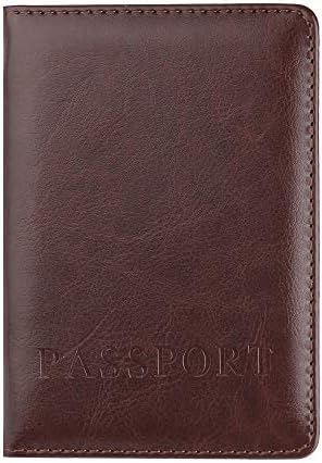 BOLANQ Passport Holder Protector Wallet Business Card Soft Passport Cover