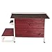 Petsfit Large Outdoor Cat House for 3 Adult Cats Waterproof, Outside Feral Cat Shelter with Escape Door & Stair Weatherproof