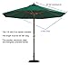Formosa Covers 11 Foot 8 Ribs Replacement Umbrella Canopy for Outdoor Octagonal Market Patio (Canopy ONLY) (Terra Cotta)