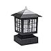 KMC LIGHTING KS101X6 Outdoor Solar Light 6 Pack with 4-Inch Fitter Base for Outdoor Garden Post Pole Mount 4.88X4.88X7.48