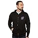 StarCraft II: Heart of the Swarm Men's Terran Vintage Logo Zip-Up Hoodie (Black, Small)
