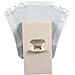 FindingKing 6 White Leather Chain Necklace Easel Jewelry Displays