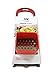 Spaetzle Maker By HARCCI : Homemade German Noodle Dumpling Making Tool With Safety Pusher And A Comfortable Handle – Stainless Steel And Food Grade Plastic In 5 Fun Colors (red)