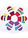 Satinior 3 Pairs Toddler Magic Stretch Mittens Little Girls Soft Knit Mitten Baby Boys Winter Knitted Gloves (Multicolor 4)