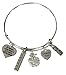 Infinity Collection Teacher Gift, Teacher Charm Bangle Bracelet- It Takes A Big Heart to Teach Little Minds Jewelry for Women, Teacher Appreciation, Thank You Gifts for Teachers