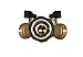 ALPHA HOME 2-Way Solid Brass Y Valve Garden Hose Connector Splitter with Comfort Grip and Extra Washers