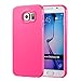 Technext020 Galaxy S6 Pink Case, Silicone Protective Back Cover Slim Fit Samsung Galaxy Bumper