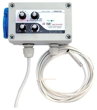 GSE-5 Temperaturregler Für Lüftergeschwindigkeit – 2,5A, Min/Max-Funktion, Hystereseregler