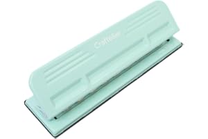 Craftelier - Disc Planner Punch for Disc Binding Notebooks for Scrapbooking or Craft Projects | Punches up to 3 Sheets of 90 g/m2 | Aprox. Size 11.42" x 3.54" x 1.97"