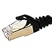 Ethernet Cable, Vandesail CAT7 LAN Network Cable RJ45 High Speed Patch Cord STP Gigabit 10/100/1000Mbit/s Gold Plated Lead for Switch/Router/Modem/Patch Panel (2m/6.5ft, 5pack)