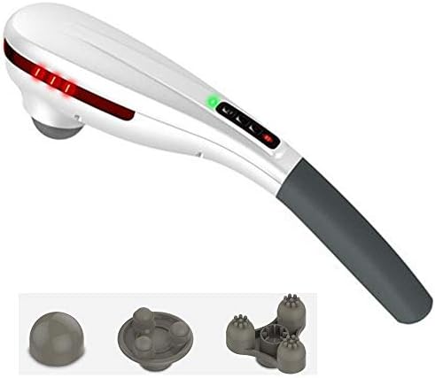 Hand Held Electric Massager with Infrared 1800Mah Light Weight for Muscles, Back, Foot, Neck, Shoulder, Leg, Calf Pain Relief Large Capacity Battery Cordless Electric Percussion with Portable Design