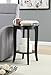 Convenience Concepts American Heritage Round End Table, Black