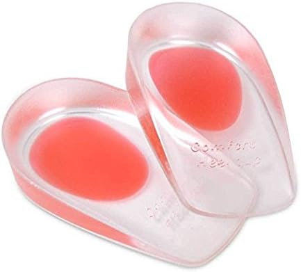 RemedyHealth Supreme comfort silicone gel insole pads. Protect your heels and decrease pain from sore and bruised feet. Best foot relief. 3 Pack - Fits all shoe sizes.