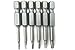 Silverhill Tools ABSTR6 6pc Triangle Head Bit Set (Power Bit Style) TA14, TA18, TA20, TA23, TA27, TA30)
