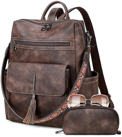 Amazon.com: AGLOD Backpack Purse for Women PU Leather Back  display picture 1