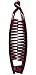 Zhooch Banana Hair Clip - Long Fish 4 inches. Ponytail Holder, Strong Hold for Thick, Medium, Long Hair. Made in Korea. (Deep Burgundy)