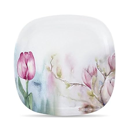 Milton Square Round Dinner Plate 11 (6 Pieces Set),(EC-MLM-FMW-0019_TULIP)