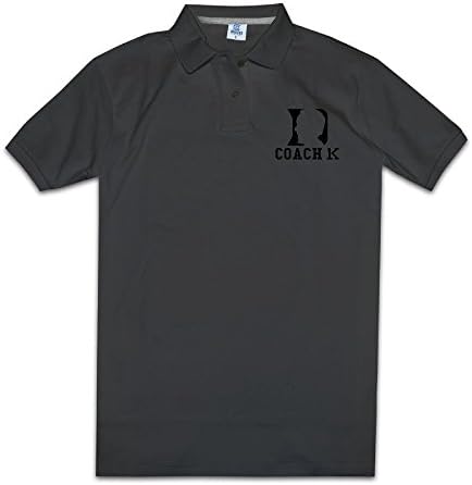 YQUE56 MEN Coachk Head Portrait Solid Polo Black Size L