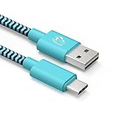 USB C 6.6ft / 2M Cambond Braided Double Sided Reversible Connector Type A and Type C for OnePlus 3T, Google Pixel, Pixel XL, Nexus 6P, 5X, OnePlus 2, Lumia 950 950XL, Nokia N1, Pixel C Blue