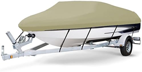 STYLED TO FIT, 7oz BOAT COVER, KHAKI COLOR FOR AB INFLATABLES LAMMINA 9.5 AL SUPERLIGHT 2006-2012
